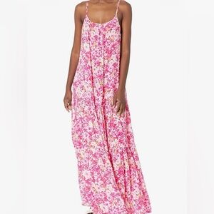 #420 Pretty BB Dakota Steve Madden Pink Floral Dress